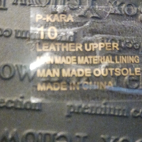 Yellow Box Black Sandals with Silver Accents - Picture 5 of 11